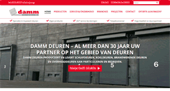 Desktop Screenshot of dammdeuren.nl